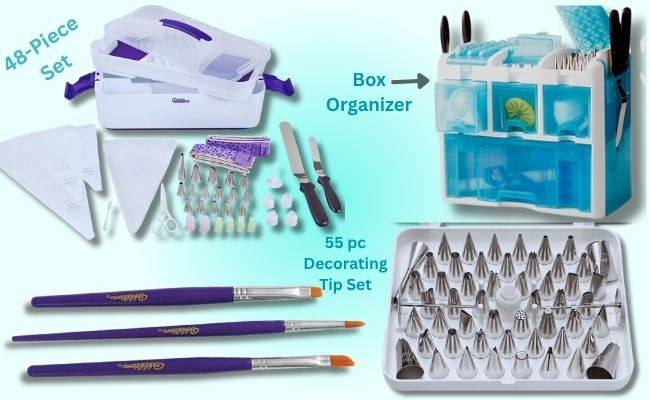 Wilton Decorator Preferred Cake Decorating Set, 48-Piece best cake scraper for buttercream